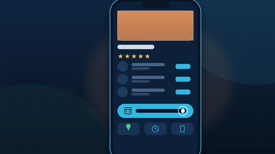 Un menu présenté comme un bloc web pratique sur téléphone, sans zoom ni téléchargement de fichier
